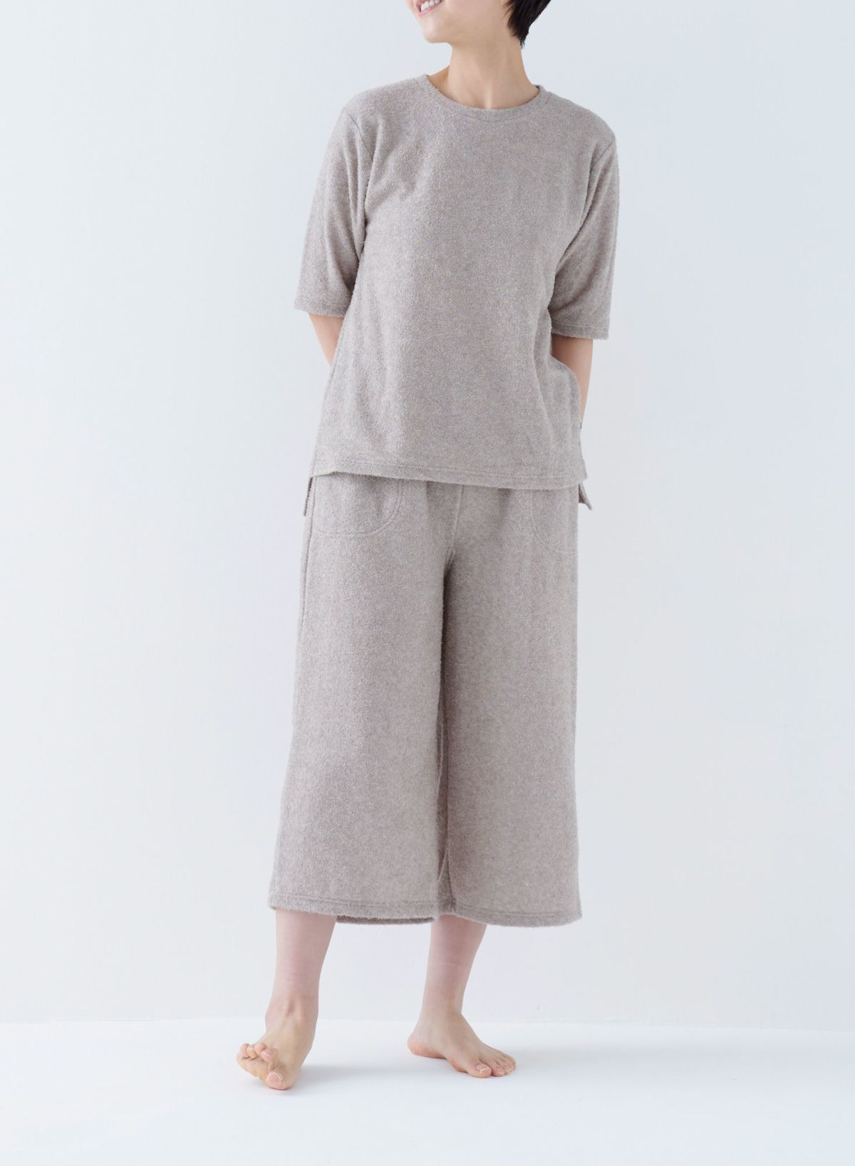 ライトソデス レディース 5分袖シャツ