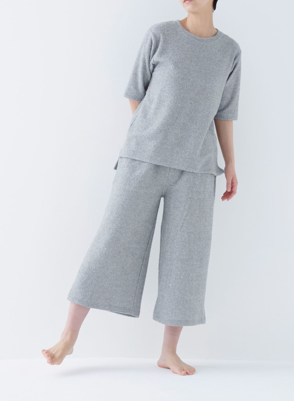 ライトソデス レディース 5分袖シャツ