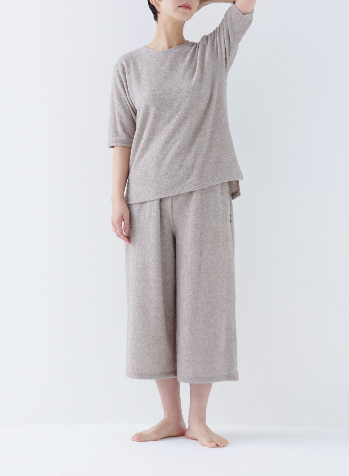 ライトソデス レディース 5分袖シャツ