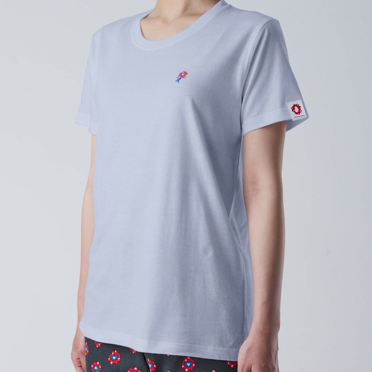 【レディース】EXPO 2025 ミャクミャク 半袖丸首インナーTシャツ ワンポイント