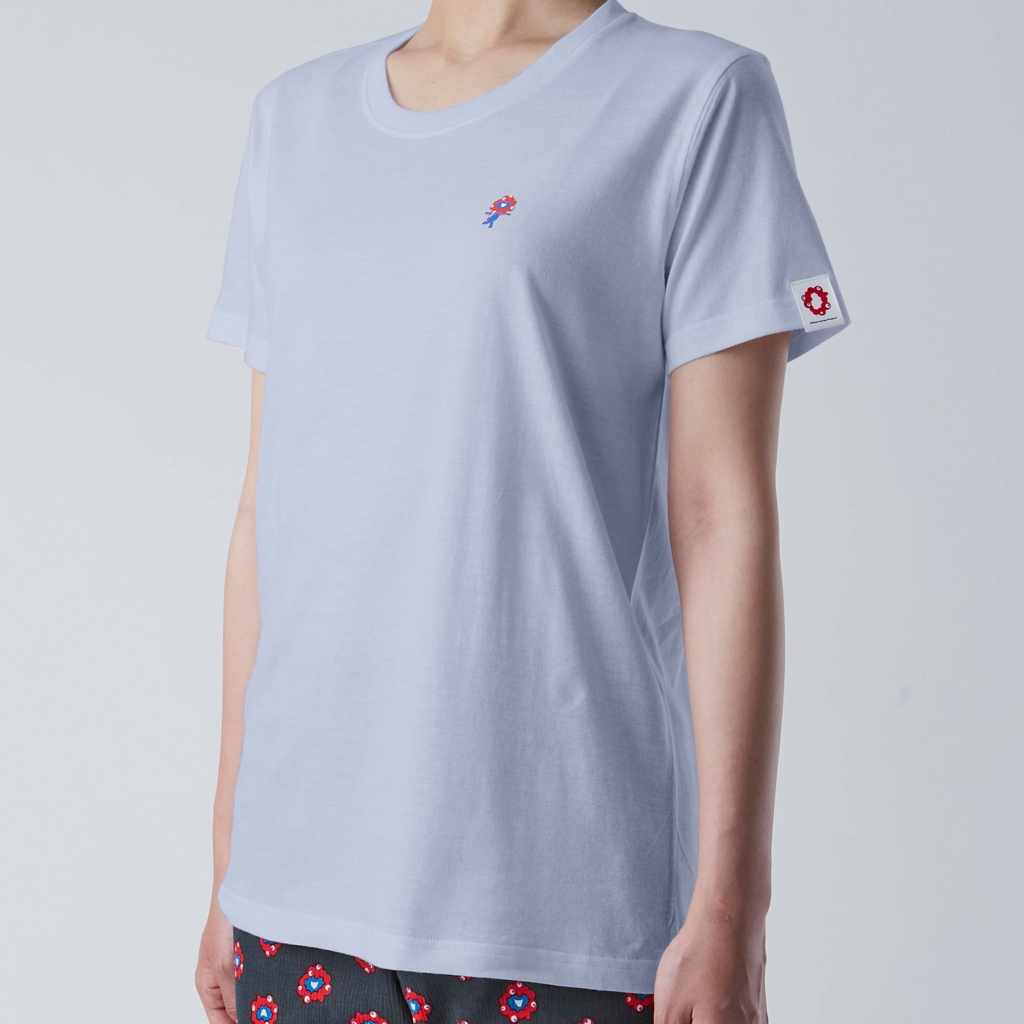 【レディース】EXPO 2025 ミャクミャク 半袖丸首インナーTシャツ ワンポイント