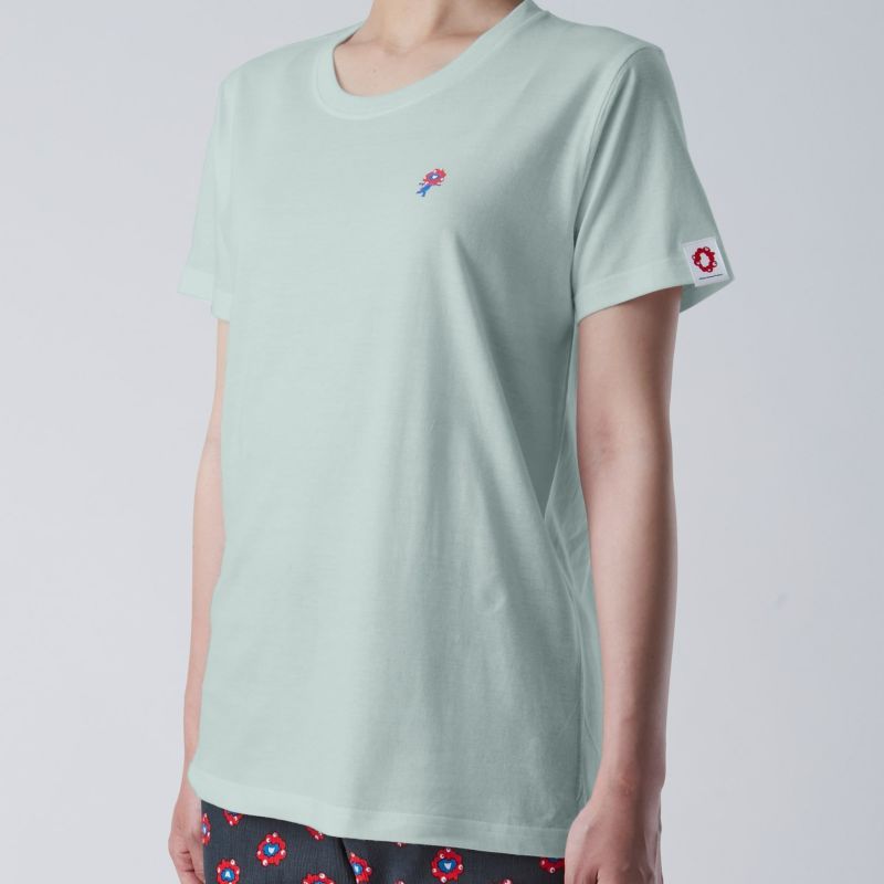 【レディース】EXPO 2025 ミャクミャク 半袖丸首インナーTシャツ ワンポイント