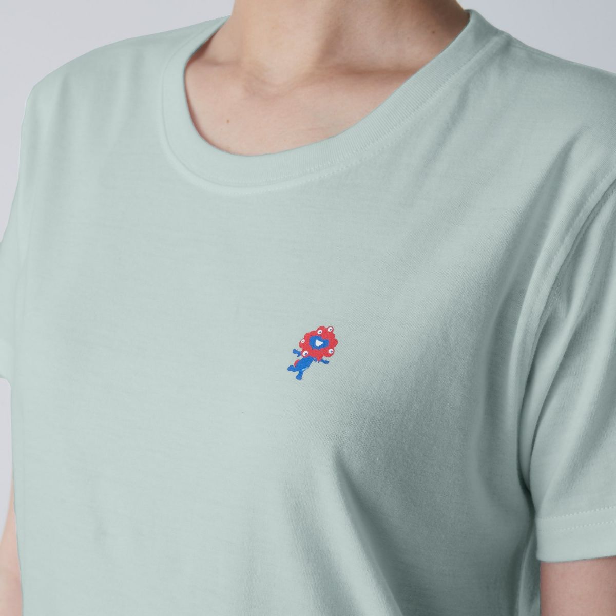 【レディース】EXPO 2025 ミャクミャク 半袖丸首インナーTシャツ ワンポイント