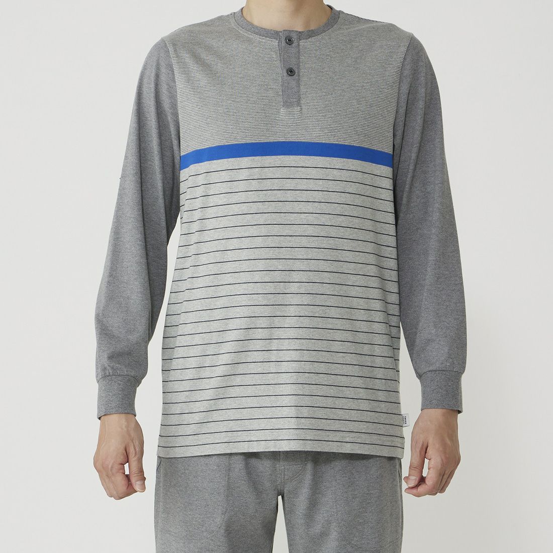 タケオキクチ 長袖ヘンリーネックパジャマ