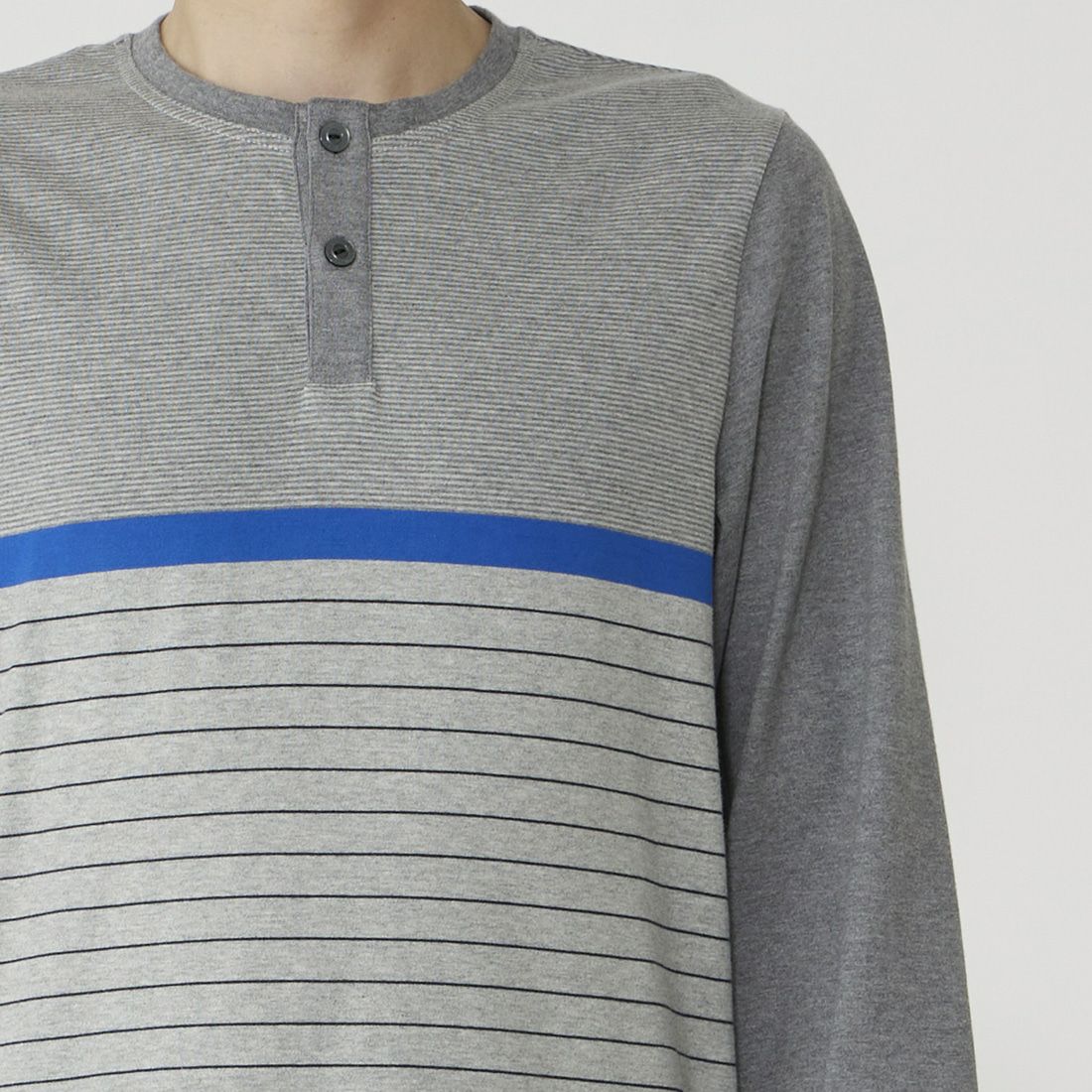 タケオキクチ 長袖ヘンリーネックパジャマ