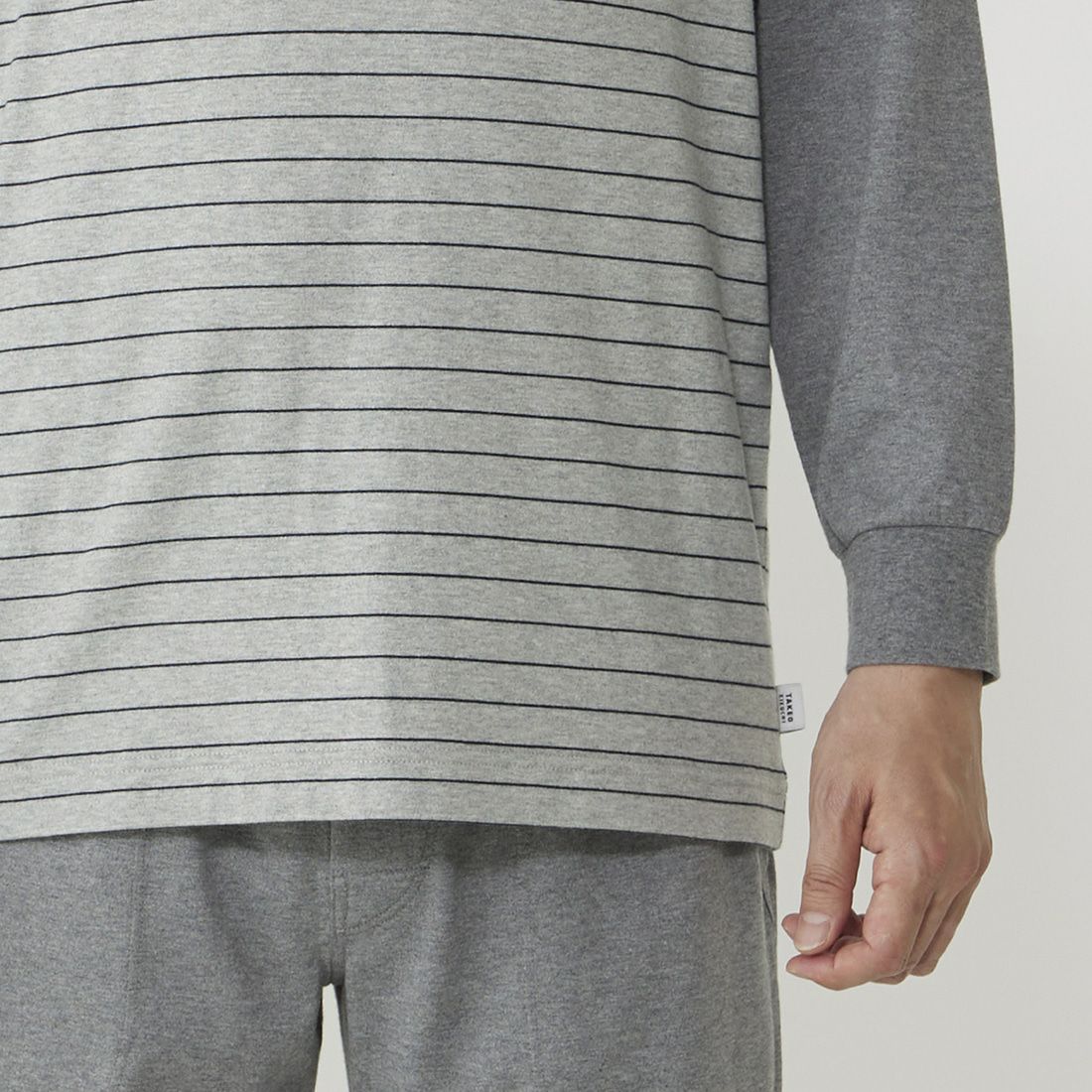 タケオキクチ 長袖ヘンリーネックパジャマ