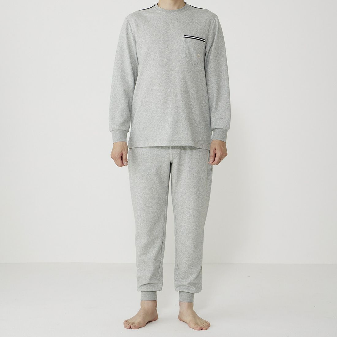 タケオキクチ 長袖クルーネックパジャマ