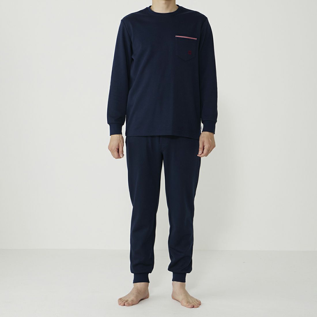 タケオキクチ 長袖クルーネックパジャマ