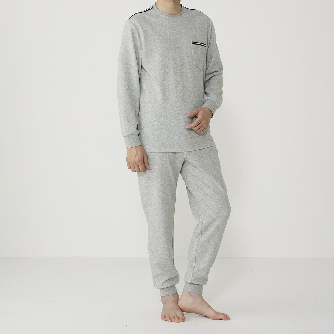 タケオキクチ 長袖クルーネックパジャマ