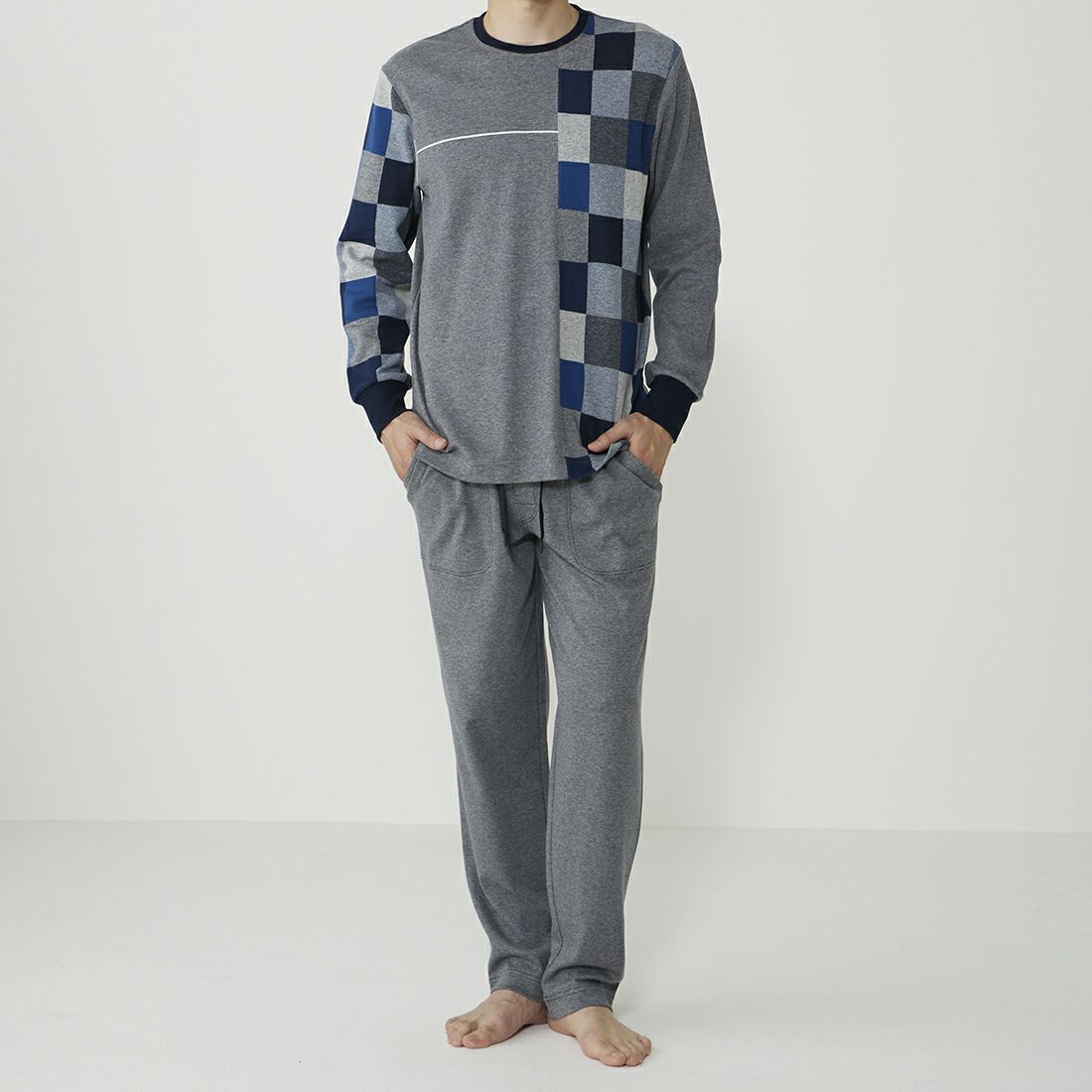 タケオキクチ 長袖クルーネックシャツ