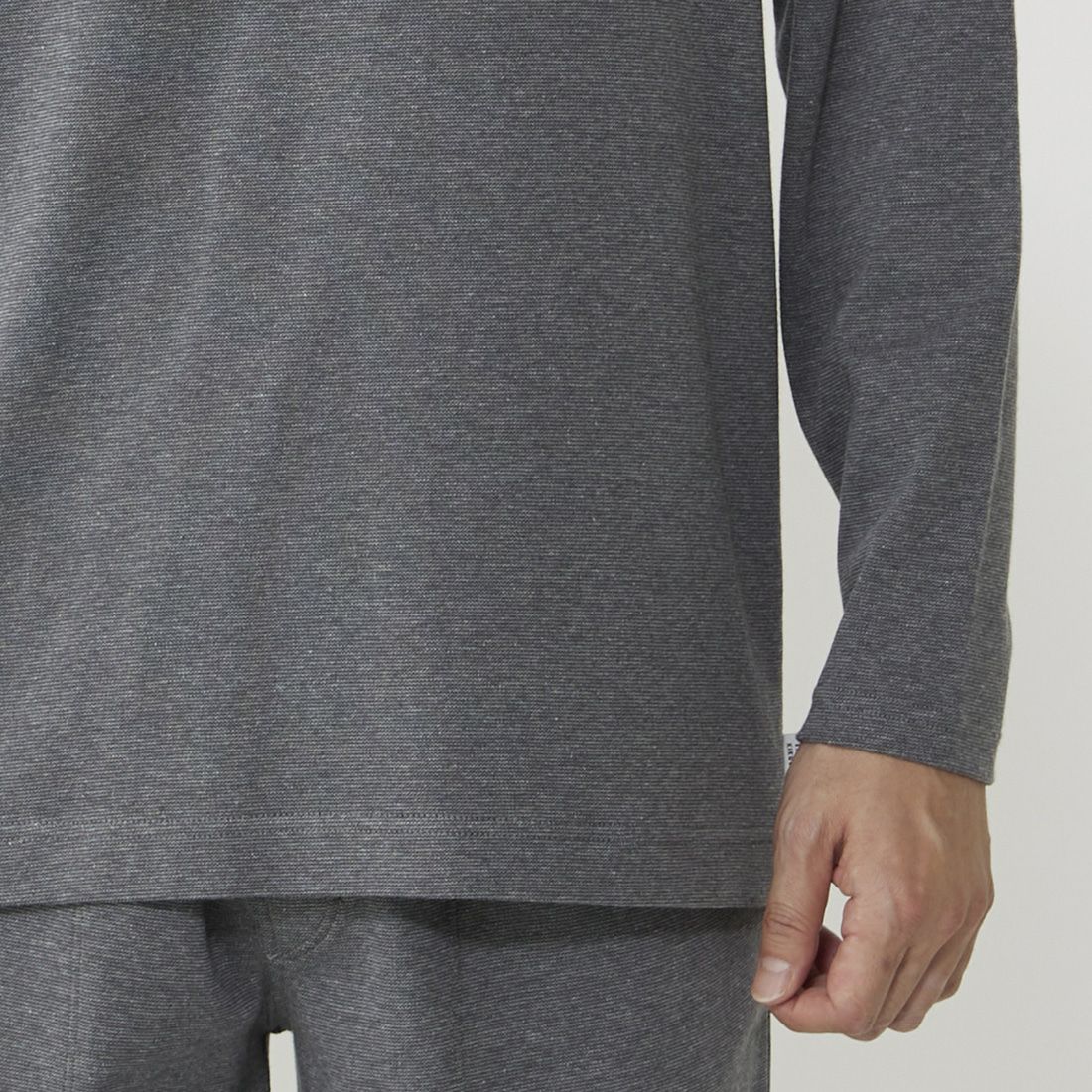 タケオキクチ 長袖ヘンリーネックシャツ