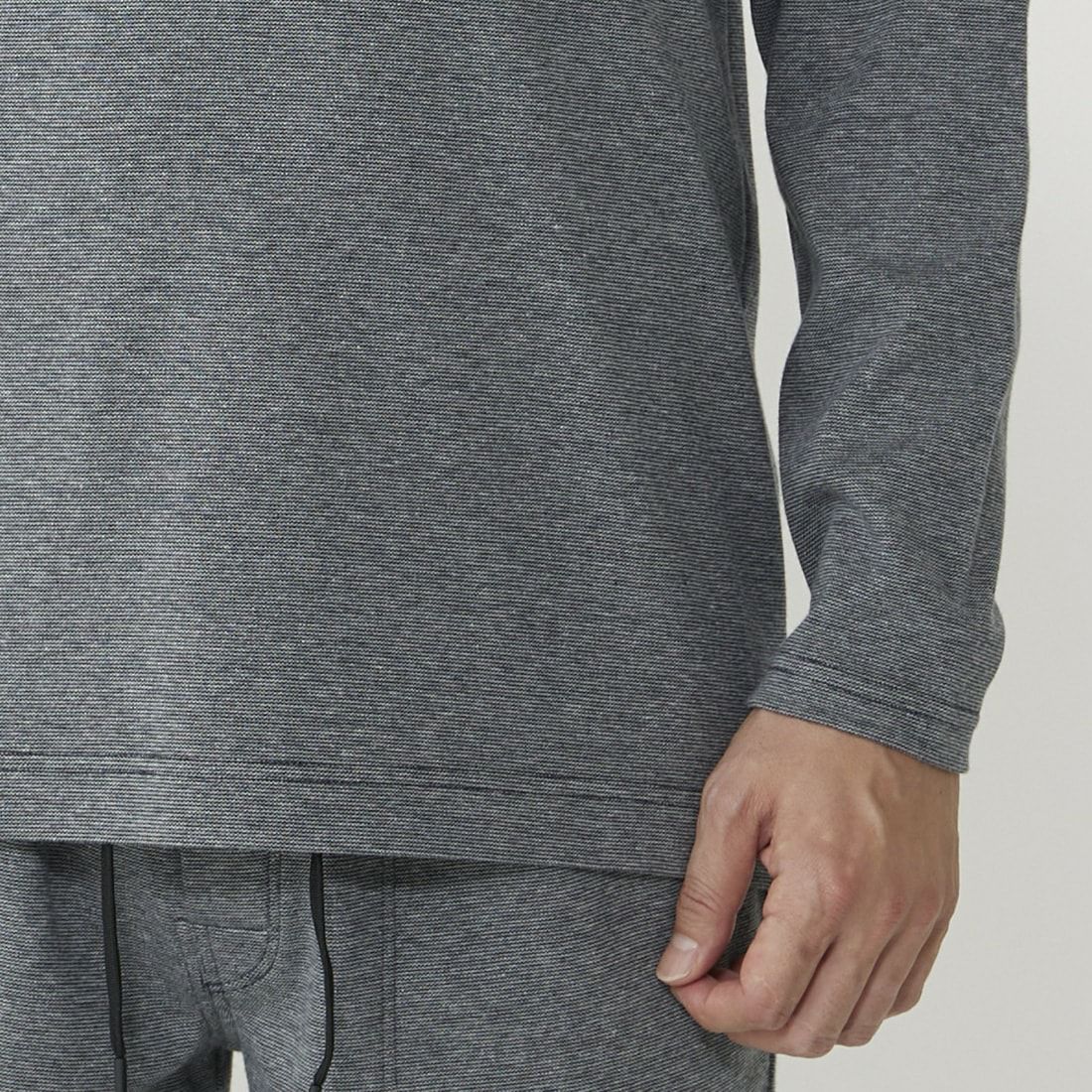 タケオキクチ 長袖ヘンリーネックシャツ