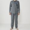 タケオキクチ 長袖ヘンリーネックシャツ