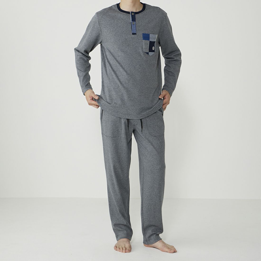 タケオキクチ 前開きロングテーパード