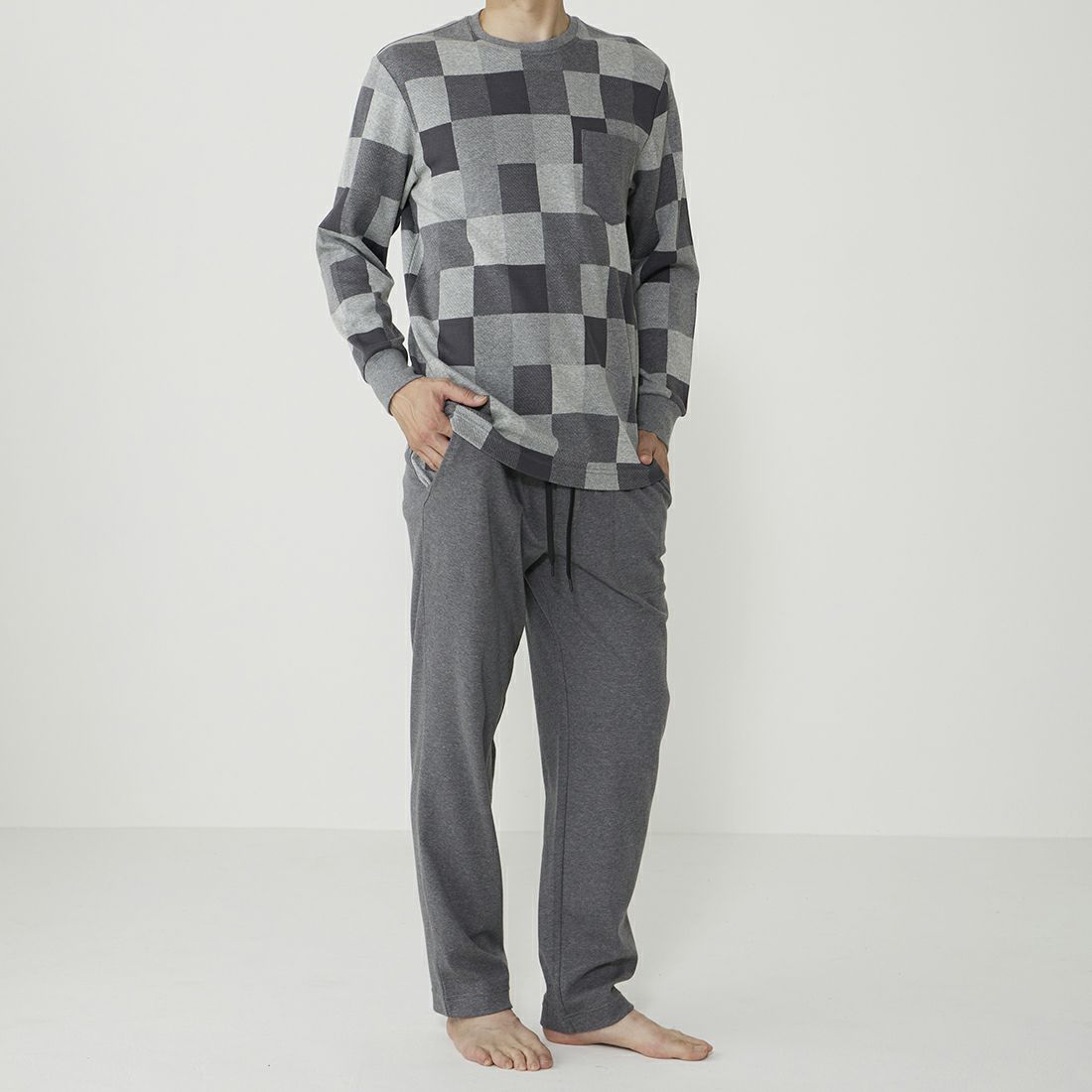 タケオキクチ 前開きロングテーパード