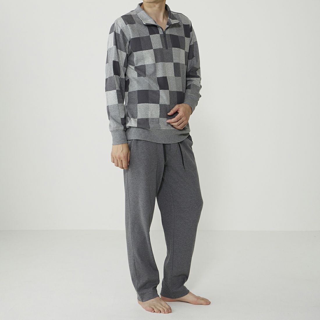 タケオキクチ 前開きロングテーパード