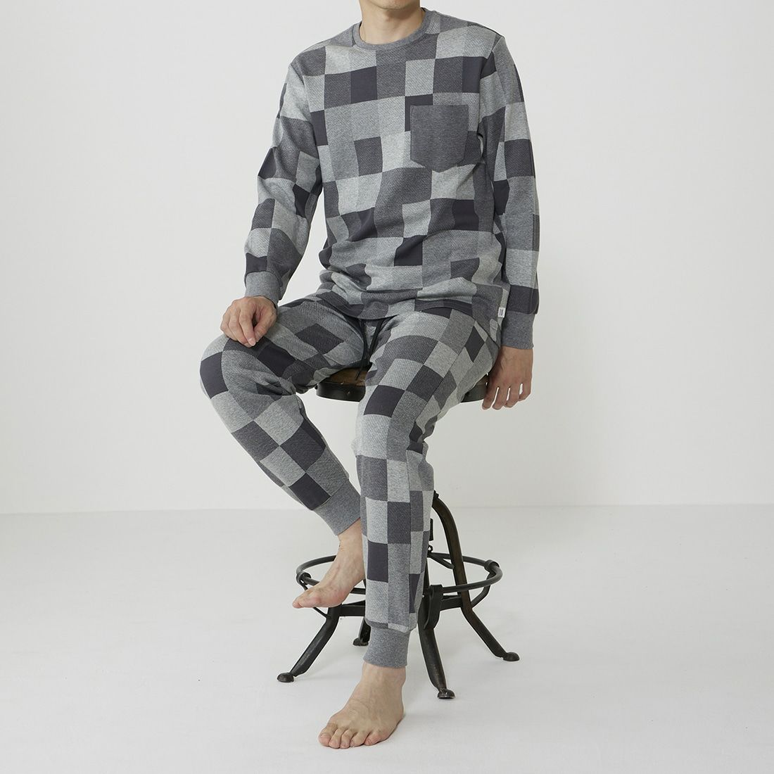 タケオキクチ 長袖クルーネックシャツ