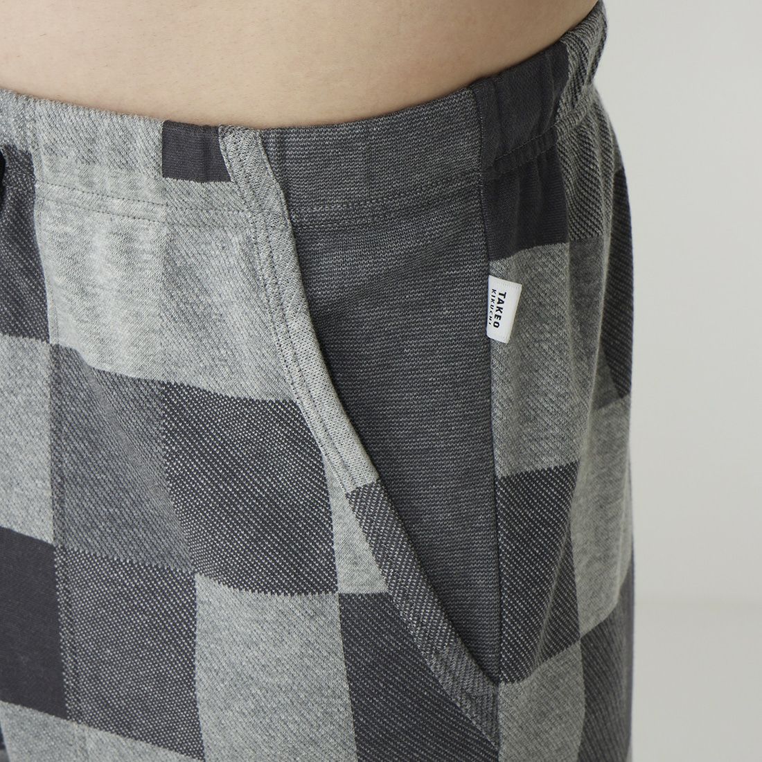 タケオキクチ 前開きロングパンツ