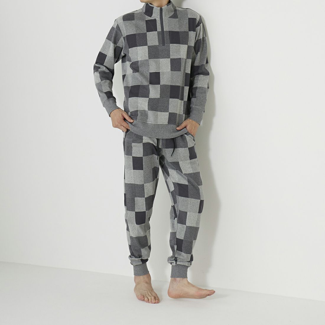 タケオキクチ 前開きロングパンツ