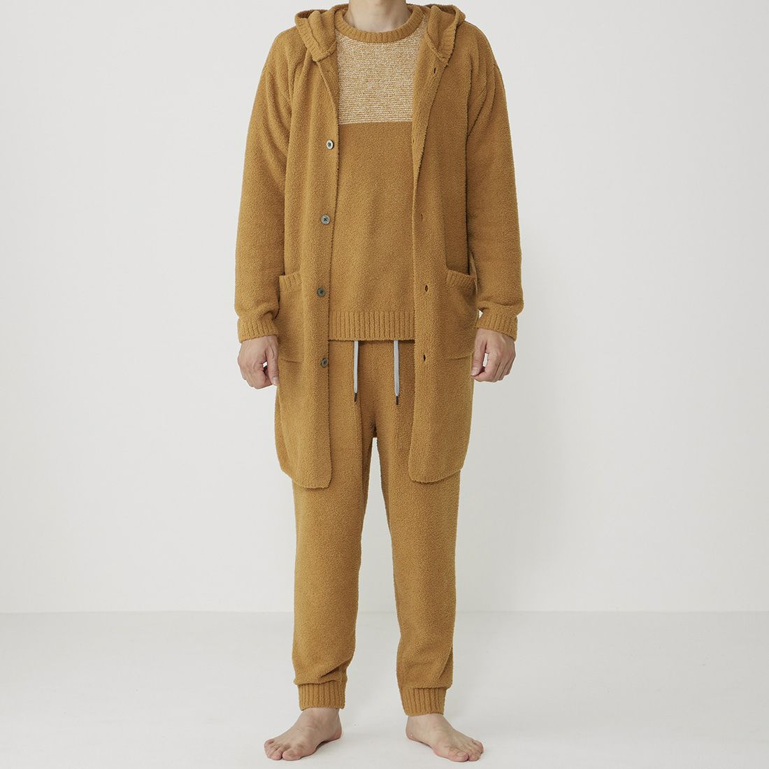 タケオキクチ 長袖ロングフードジャケット