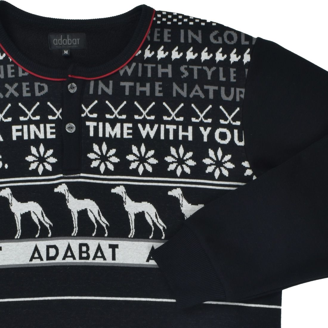 アダバット 長袖ニットパジャマ 