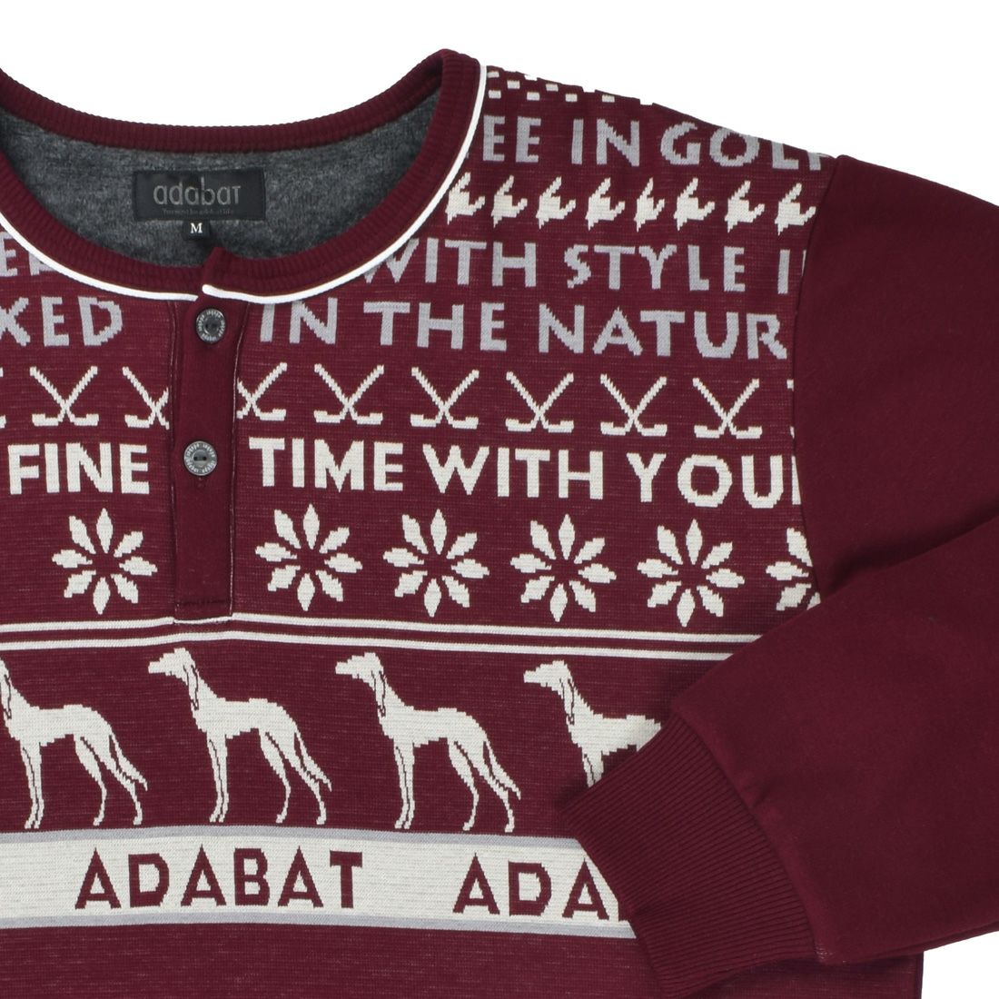 アダバット 長袖ニットパジャマ 