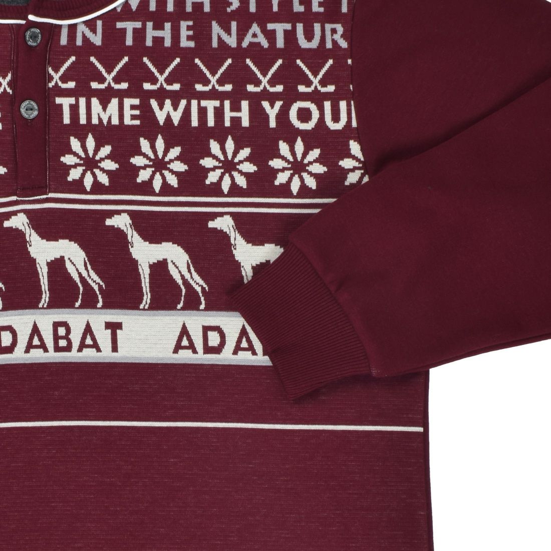 アダバット 長袖ニットパジャマ 