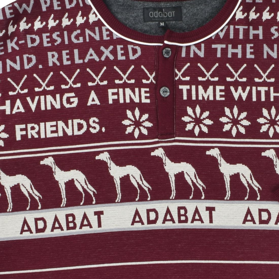 アダバット 長袖ニットパジャマ 