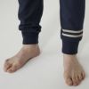 エポカ ウォモ 前閉ロングリブテーパードパンツ