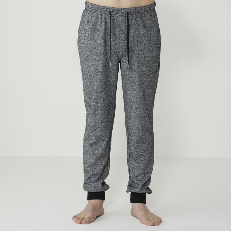 エポカ ウォモ 前開きロングリブテーパードパンツ