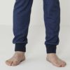 エポカ ウォモ 前開きロングリブテーパードパンツ