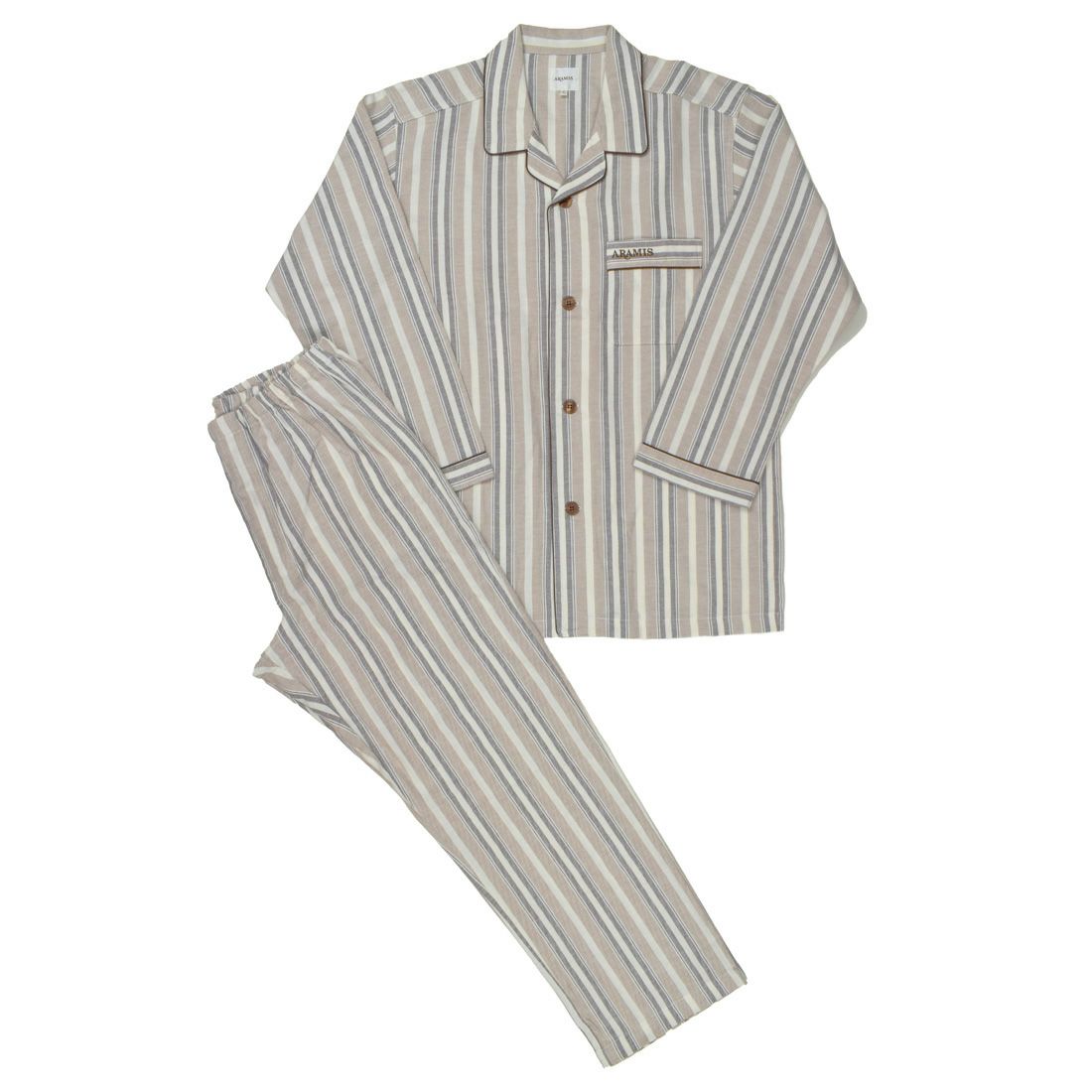 アラミス 長袖テーラードパジャマ