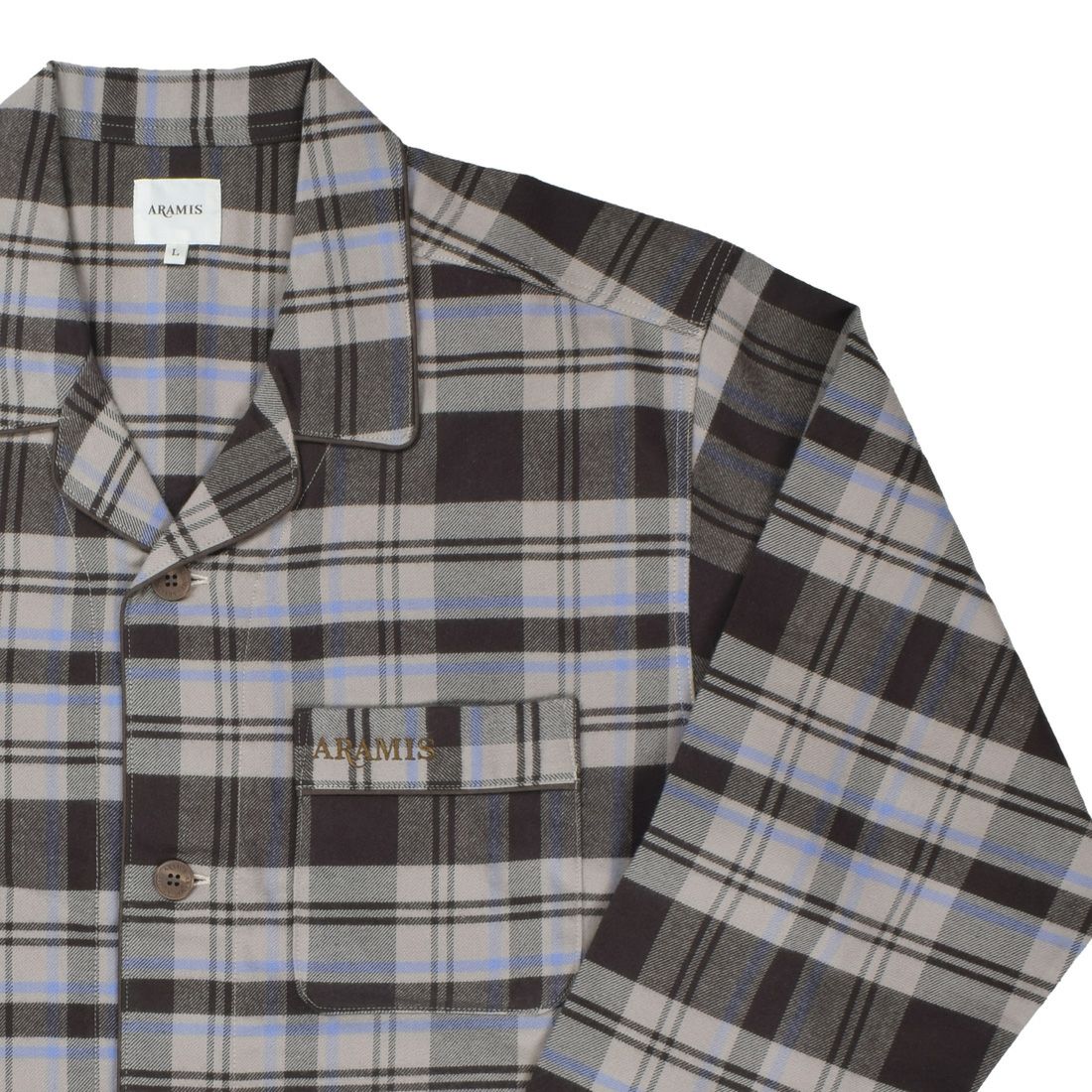 アラミス 長袖テーラードパジャマ